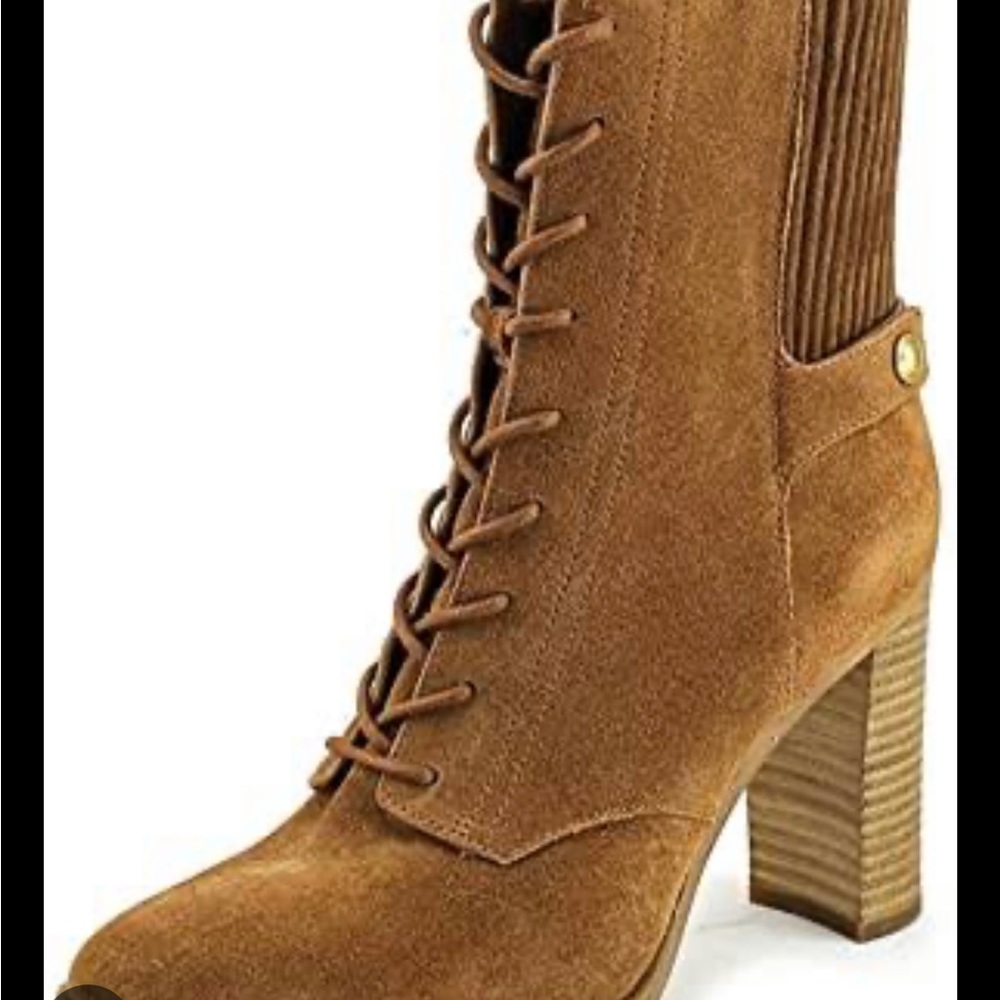 Michael Kors wedged boots, zipper side. NWOT - Picture 2 of 3